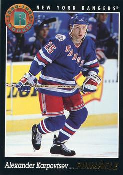 #437 Alexander Karpovtsev - New York Rangers - 1993-94 Pinnacle Canadian Hockey