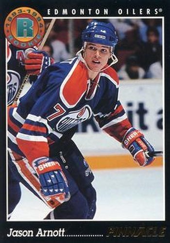 #441 Jason Arnott - Edmonton Oilers - 1993-94 Pinnacle Canadian Hockey