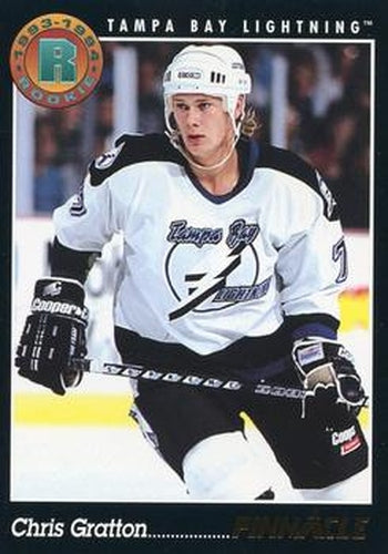 #443 Chris Gratton - Tampa Bay Lightning - 1993-94 Pinnacle Canadian Hockey