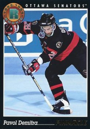 #446 Pavol Demitra - Ottawa Senators - 1993-94 Pinnacle Canadian Hockey