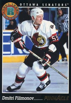 #450 Dmitri Filimonov - Ottawa Senators - 1993-94 Pinnacle Canadian Hockey