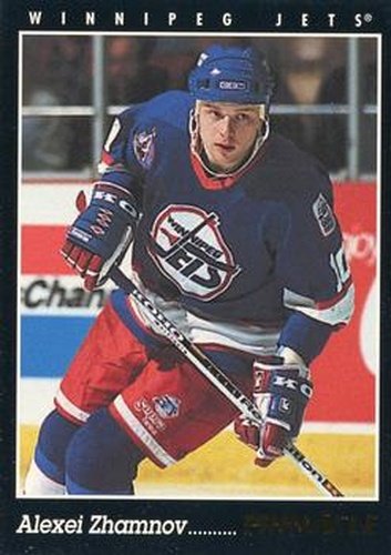 #56 Alexei Zhamnov - Winnipeg Jets - 1993-94 Pinnacle Canadian Hockey