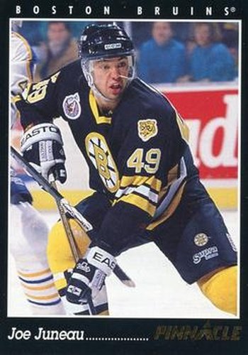 #5 Joe Juneau - Boston Bruins - 1993-94 Pinnacle Canadian Hockey