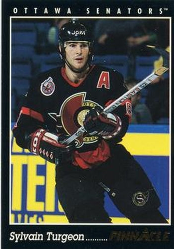 #64 Sylvain Turgeon - Ottawa Senators - 1993-94 Pinnacle Canadian Hockey