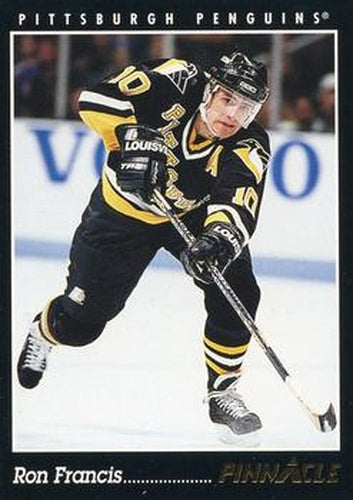 #74 Ron Francis - Pittsburgh Penguins - 1993-94 Pinnacle Canadian Hockey