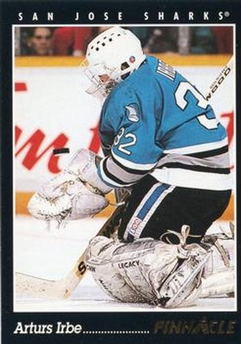 #86 Arturs Irbe - San Jose Sharks - 1993-94 Pinnacle Canadian Hockey