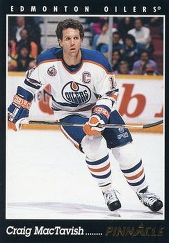 #96 Craig MacTavish - Edmonton Oilers - 1993-94 Pinnacle Canadian Hockey