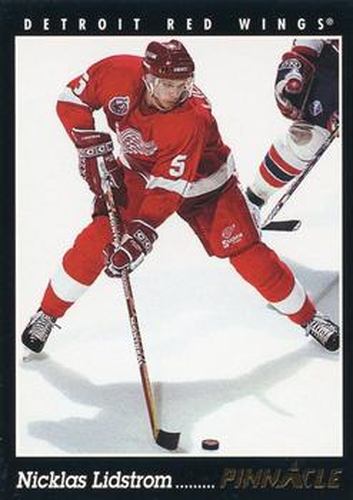 #98 Nicklas Lidstrom - Detroit Red Wings - 1993-94 Pinnacle Canadian Hockey