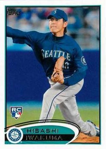#484 Hisashi Iwakuma - Seattle Mariners - 2012 Topps Baseball