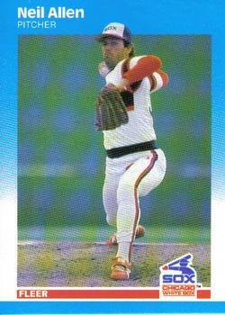 #484 Neil Allen - Chicago White Sox - 1987 Fleer Baseball
