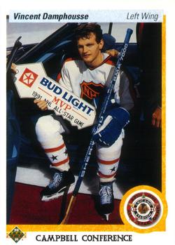 #484 Vincent Damphousse - Toronto Maple Leafs - 1990-91 Upper Deck Hockey