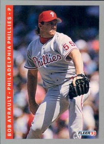 #484 Bob Ayrault - Philadelphia Phillies - 1993 Fleer Baseball
