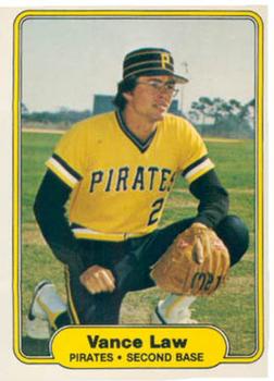 #484 Vance Law - Pittsburgh Pirates - 1982 Fleer Baseball