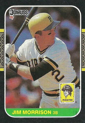 #484 Jim Morrison - Pittsburgh Pirates - 1987 Donruss Baseball