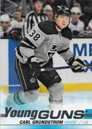 #484 Carl Grundstrom - Los Angeles Kings - 2019-20 Upper Deck Hockey