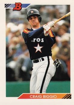 #484 Craig Biggio - Houston Astros - 1992 Bowman Baseball