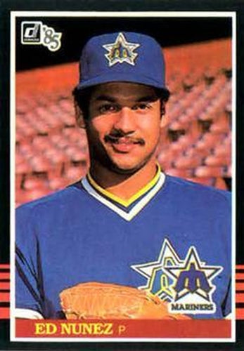 #484 Ed Nunez - Seattle Mariners - 1985 Donruss Baseball