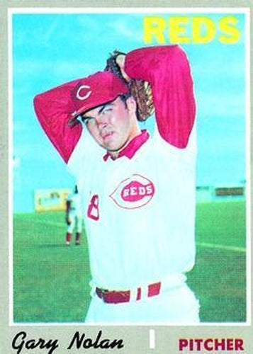 #484 Gary Nolan - Cincinnati Reds - 1970 Topps Baseball