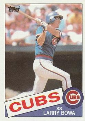 #484 Larry Bowa - Chicago Cubs - 1985 Topps Baseball