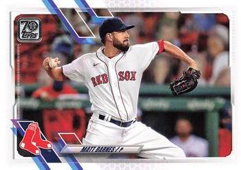 #484 Matt Barnes - Boston Red Sox - 2021 Topps Baseball