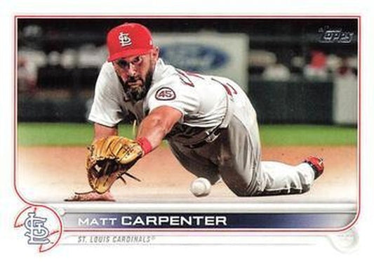 #484 Matt Carpenter - St. Louis Cardinals - 2022 Topps Baseball