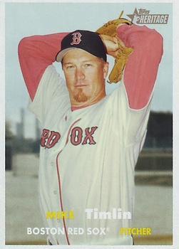 #484 Mike Timlin - Boston Red Sox - 2006 Topps Heritage Baseball