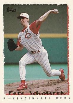#484 Pete Schourek - Cincinnati Reds - 1995 Topps Baseball