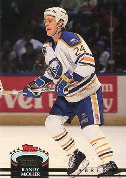 #484 Randy Moller - Buffalo Sabres - 1992-93 Stadium Club Hockey