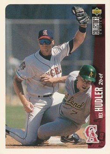 #484 Rex Hudler - California Angels - 1996 Collector's Choice Baseball