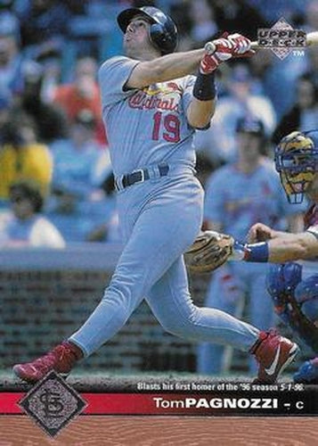 #484 Tom Pagnozzi - St. Louis Cardinals - 1997 Upper Deck Baseball