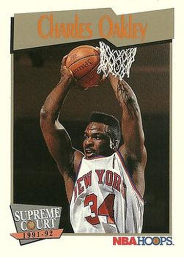#484 Charles Oakley - New York Knicks - 1991-92 Hoops Basketball