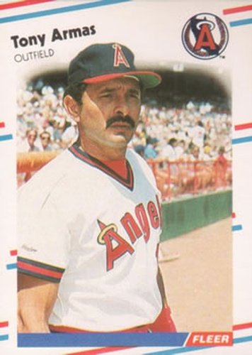 #484 Tony Armas - California Angels - 1988 Fleer Baseball