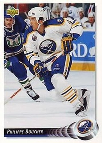 #484 Philippe Boucher - Buffalo Sabres - 1992-93 Upper Deck Hockey