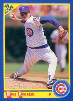 #484 Mike Bielecki - Chicago Cubs - 1990 Score Baseball