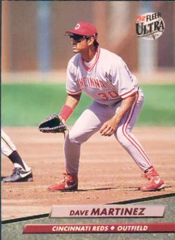 #484 Dave Martinez - Cincinnati Reds - 1992 Ultra Baseball