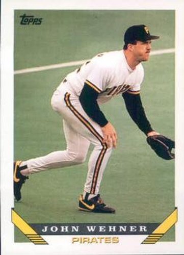 #484 John Wehner - Pittsburgh Pirates - 1993 Topps Baseball