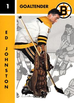 #18 Ed Johnston - Boston Bruins - 1995-96 Parkhurst 1966-67 Hockey