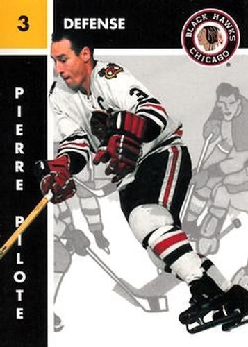 #34 Pierre Pilote - Chicago Blackhawks - 1995-96 Parkhurst 1966-67 Hockey
