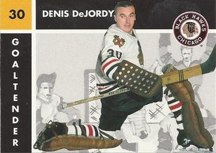 #39 Denis DeJordy - Chicago Blackhawks - 1995-96 Parkhurst 1966-67 Hockey