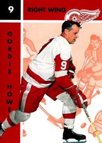 #42 Gordie Howe - Detroit Red Wings - 1995-96 Parkhurst 1966-67 Hockey