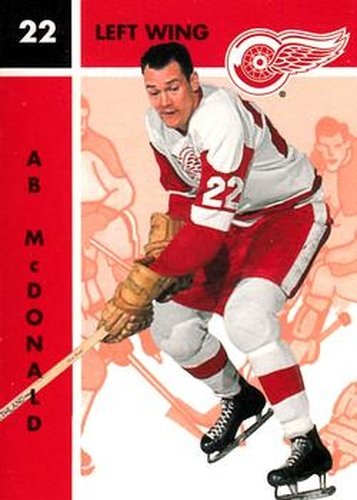 #50 Ab McDonald - Detroit Red Wings - 1995-96 Parkhurst 1966-67 Hockey