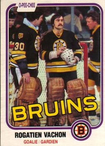 #10 Rogatien Vachon - Boston Bruins - 1981-82 O-Pee-Chee Hockey