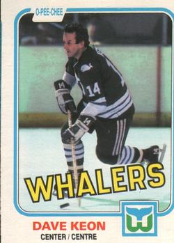 #129 Dave Keon - Hartford Whalers - 1981-82 O-Pee-Chee Hockey