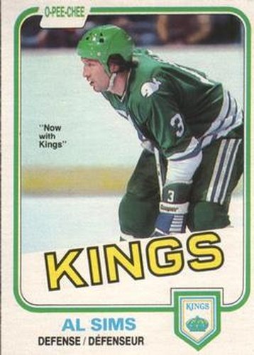 #131 Al Sims - Los Angeles Kings - 1981-82 O-Pee-Chee Hockey