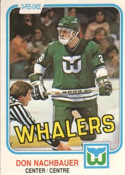 #138 Don Nachbaur - Hartford Whalers - 1981-82 O-Pee-Chee Hockey
