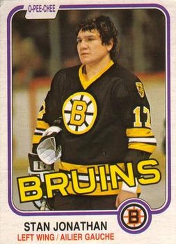 #13 Stan Jonathan - Boston Bruins - 1981-82 O-Pee-Chee Hockey