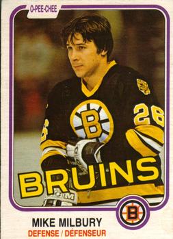 #16 Mike Milbury - Boston Bruins - 1981-82 O-Pee-Chee Hockey