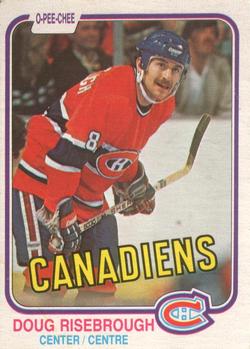 #190 Doug Risebrough - Montreal Canadiens - 1981-82 O-Pee-Chee Hockey