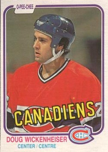 #193 Doug Wickenheiser - Montreal Canadiens - 1981-82 O-Pee-Chee Hockey