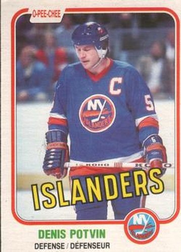 #199 Denis Potvin - New York Islanders - 1981-82 O-Pee-Chee Hockey